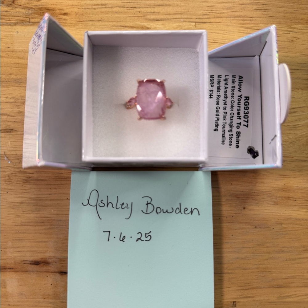 Rose Quartz Ring